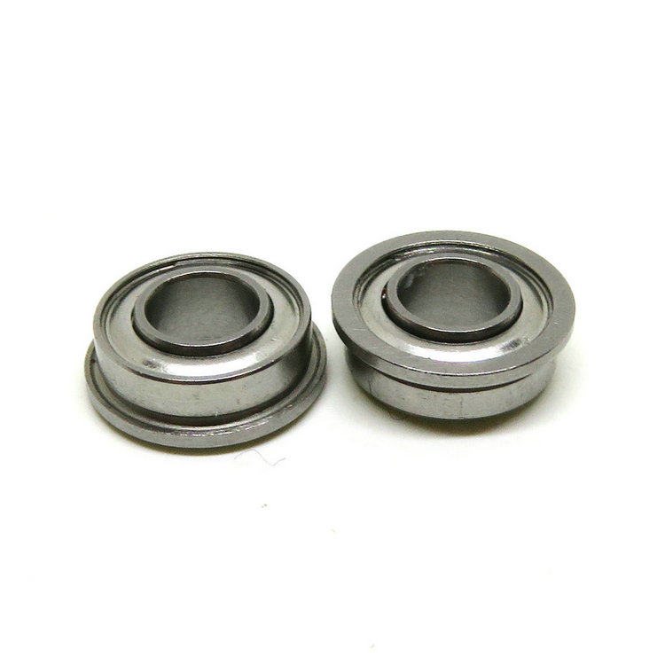 440C SFR155 ZZ EE Flanged Ball Bearings With Extended Inner Ring 3.967x7.938x3.175/3.935